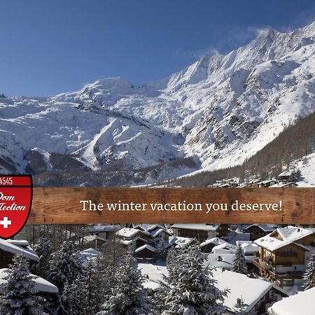 مبيت وإفطار Saas Fee Berghof Garni - The Dom Collection المظهر الخارجي الصورة