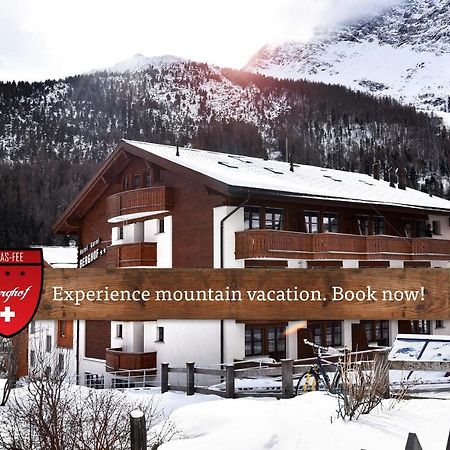 مبيت وإفطار Saas Fee Berghof Garni - The Dom Collection المظهر الخارجي الصورة