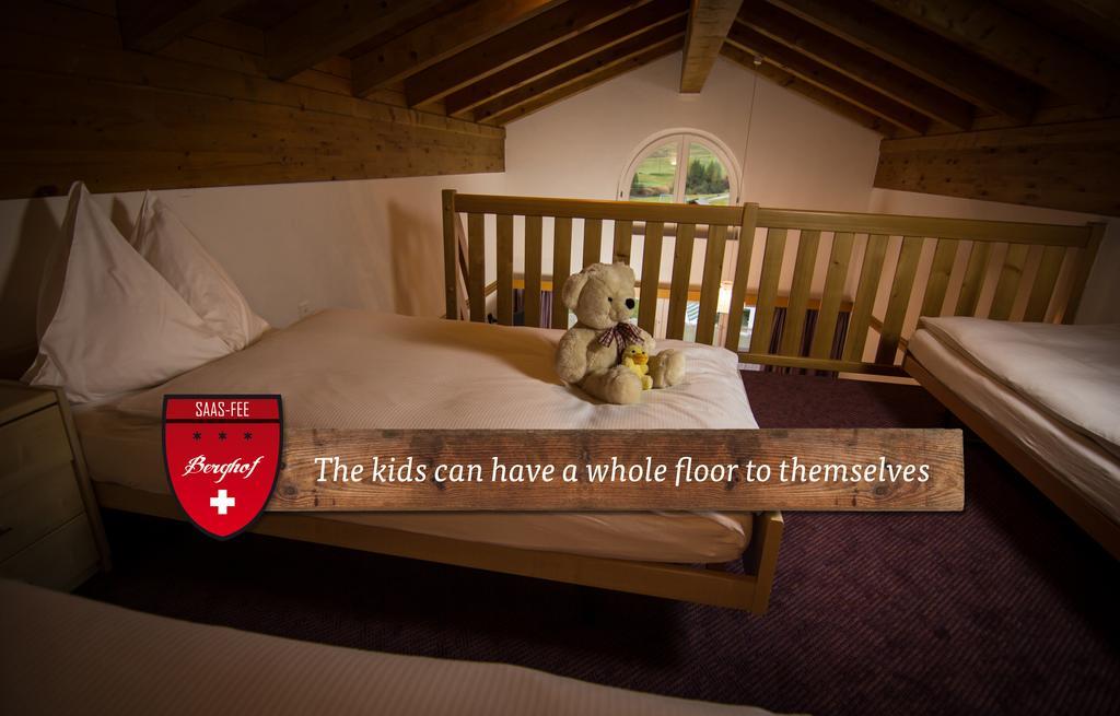 مبيت وإفطار Saas Fee Berghof Garni - The Dom Collection المظهر الخارجي الصورة