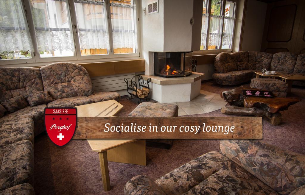 مبيت وإفطار Saas Fee Berghof Garni - The Dom Collection المظهر الخارجي الصورة