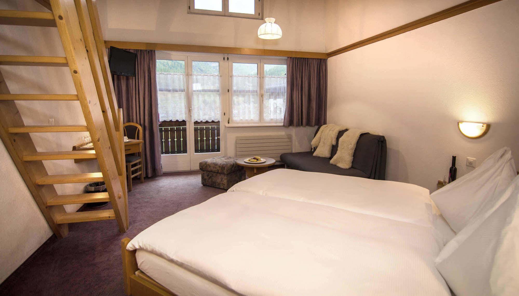 مبيت وإفطار Saas Fee Berghof Garni - The Dom Collection المظهر الخارجي الصورة