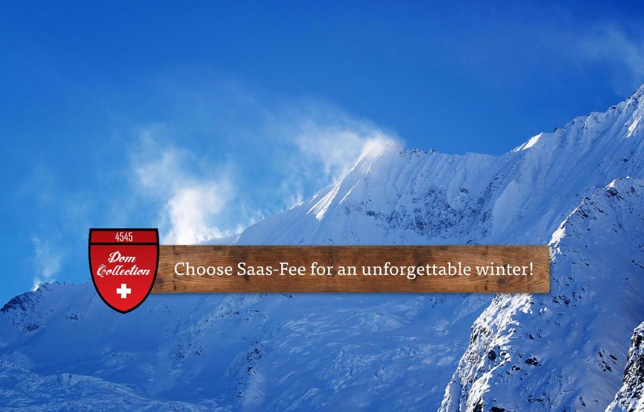 مبيت وإفطار Saas Fee Berghof Garni - The Dom Collection المظهر الخارجي الصورة