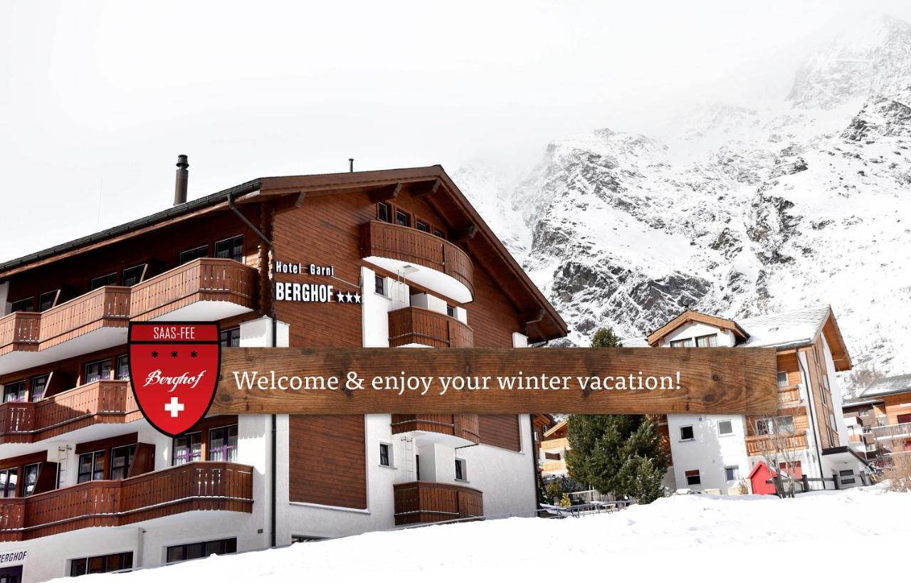 مبيت وإفطار Saas Fee Berghof Garni - The Dom Collection المظهر الخارجي الصورة