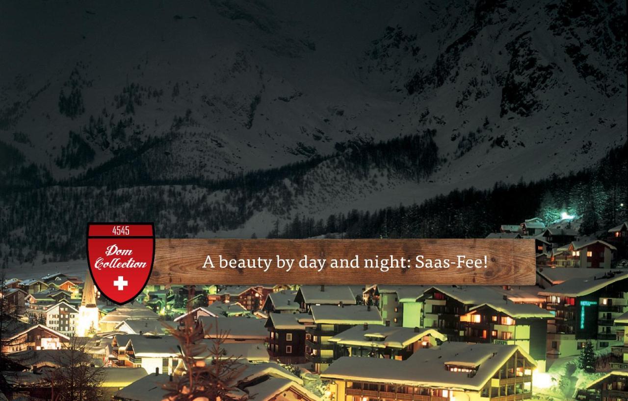 مبيت وإفطار Saas Fee Berghof Garni - The Dom Collection المظهر الخارجي الصورة
