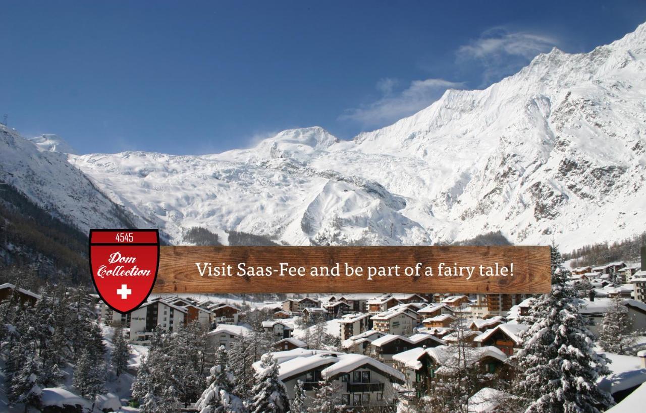 مبيت وإفطار Saas Fee Berghof Garni - The Dom Collection المظهر الخارجي الصورة