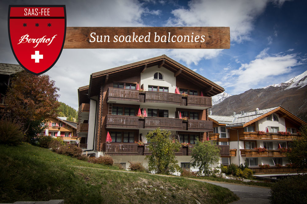 مبيت وإفطار Saas Fee Berghof Garni - The Dom Collection المظهر الخارجي الصورة