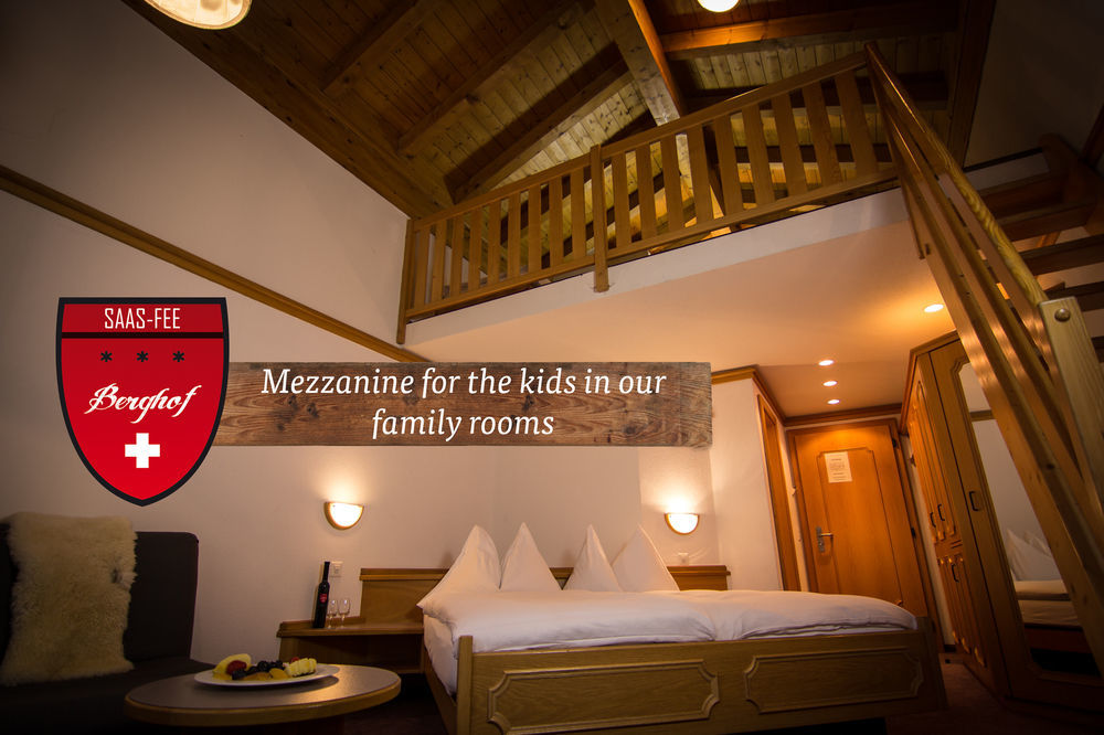 مبيت وإفطار Saas Fee Berghof Garni - The Dom Collection المظهر الخارجي الصورة